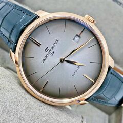 Girard-Perregaux 49551-52-231-BB60 - 44 Stainless Pink Gold Alligator Strap