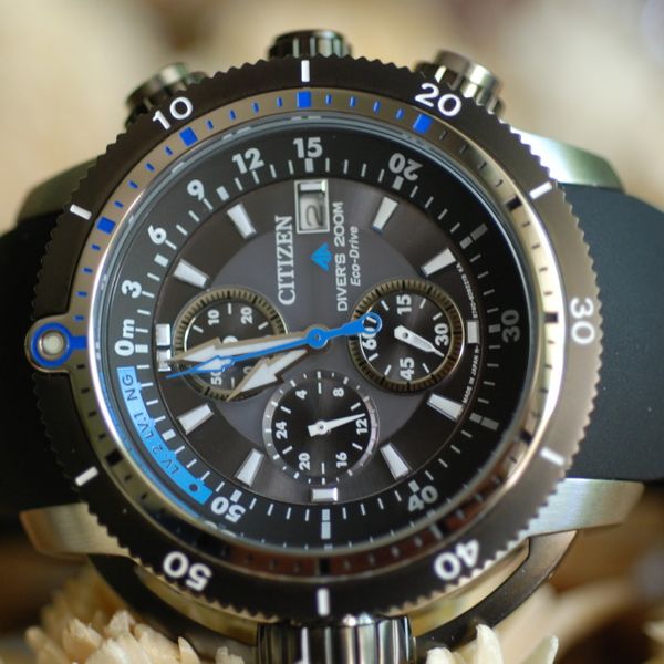 Citizen BJ2120-07E - Promaster Aqualand Eco-Drive Chronograph