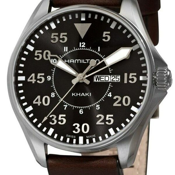 Hamilton H64611535 - Khaki Pilot Quartz