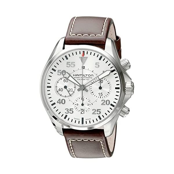 Hamilton H64666555 - Khaki Pilot Auto Chrono