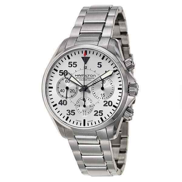 Hamilton H64666155 - Khaki Pilot Auto Chrono
