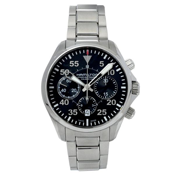 Hamilton H64666135 - Khaki Pilot Auto Chrono