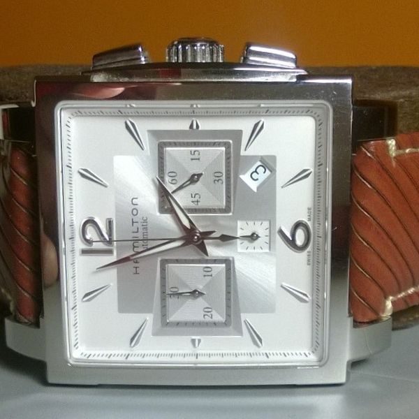 Hamilton H32666555 - Jazzmaster Square Chronograph