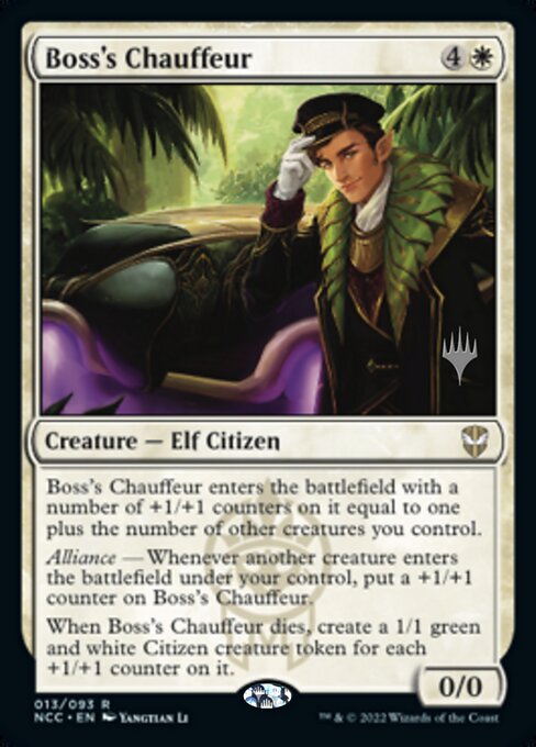 Bosss Chauffeur - Foil - Promo Pack