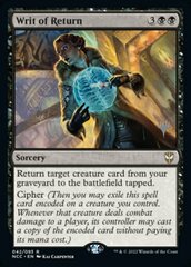 Writ of Return - Foil - Promo Pack