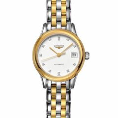 Longines L4.274.3.27 - Flagship 26 Automatic Two Tone White Diamond