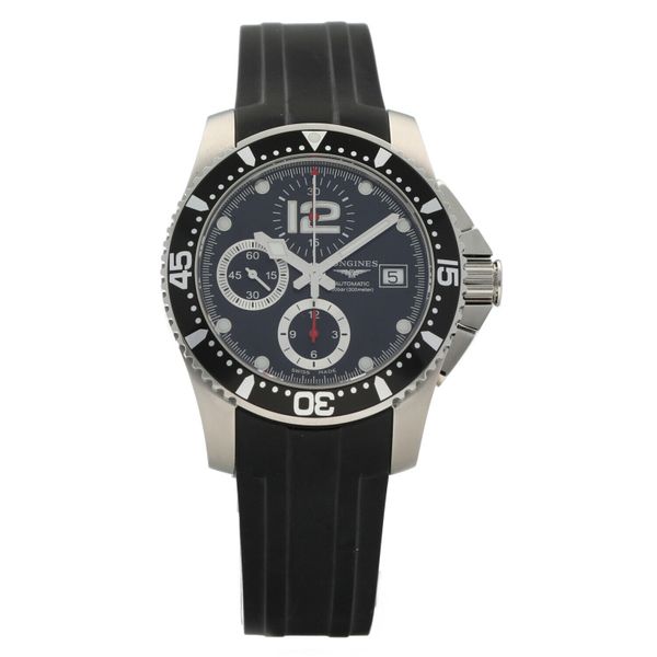 Longines L3.668.4.56 - Admiral GMT Black Bracelet