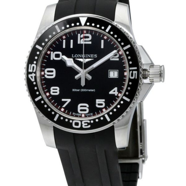 Longines L3.689.4.53 - Hydroconquest Quartz 41 Black