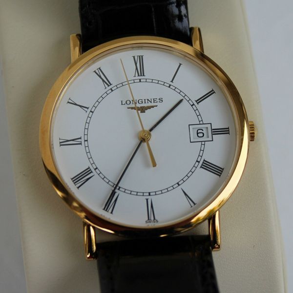 Longines L4.777.6.11 - Presence 34 Quartz Gold