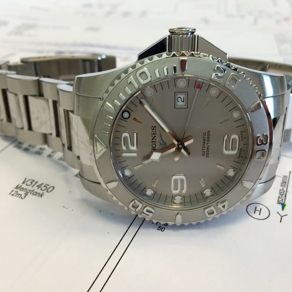 Longines L3.671.4.76 - Hydroconquest Automatic 41 Silver