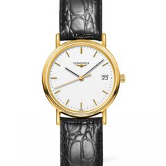 Longines L4.320.2.12 - Presence Quartz 30mm PVD