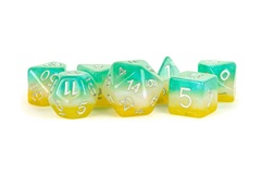 Layered Stardust Tropics 16mm Resin Poly Dice Set