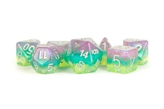 Layered Stardust Radiance 16mm Resin Poly Dice Set