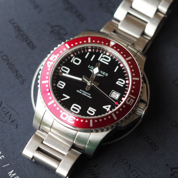 Longines L3.694.4.59 - Hydroconquest Automatic 39 Red