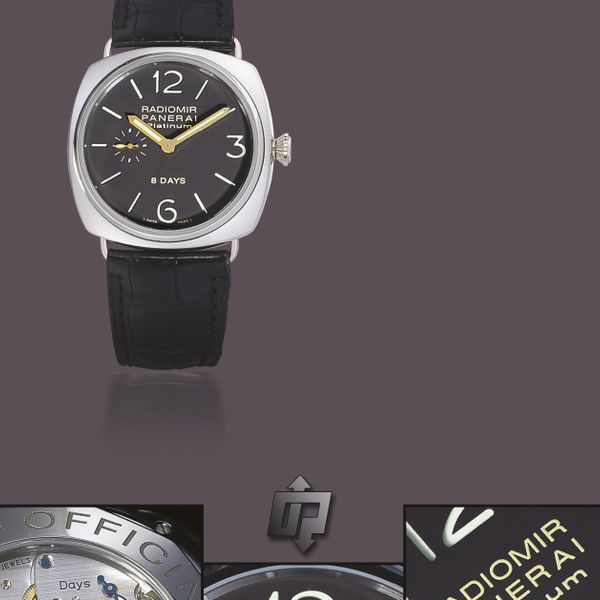 Panerai PAM198 - Radiomir 8 Days Platinum