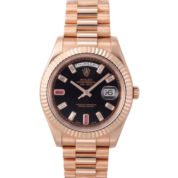 Rolex 218235 - Day-Date II Everose Ivory Roman