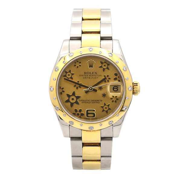 Rolex 178343 - Datejust 31 Rolesor Yellow Domed