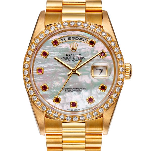 Rolex 18348 - Day-Date Diamond Bezel