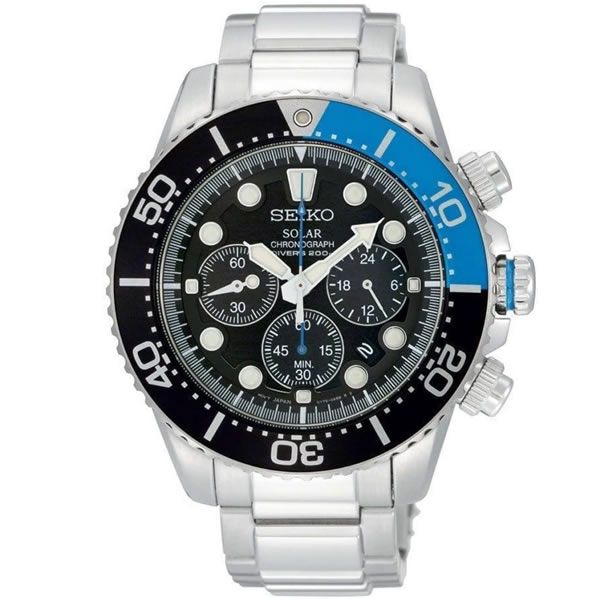 Seiko SSC017 - Solar Quartz Chronograph
