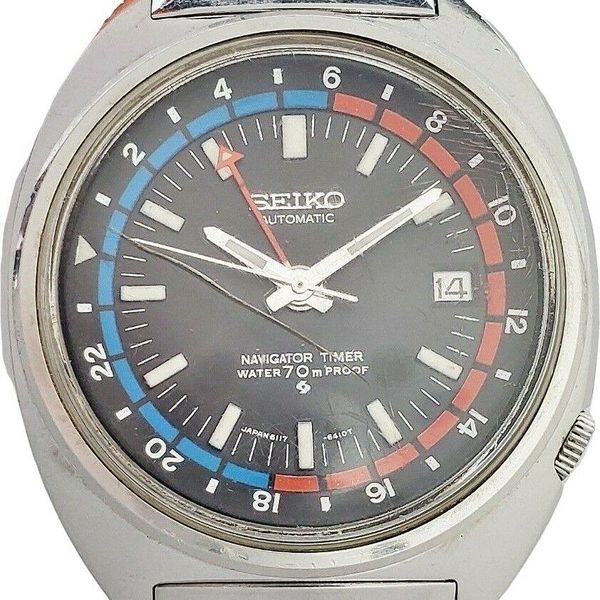 Seiko 6117-6410 - Navigator Timer GMT