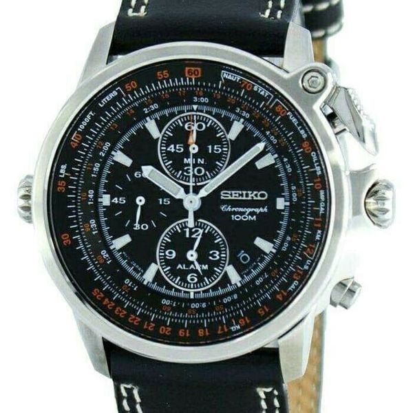 Seiko SNAB73 - Pilot Chronograph