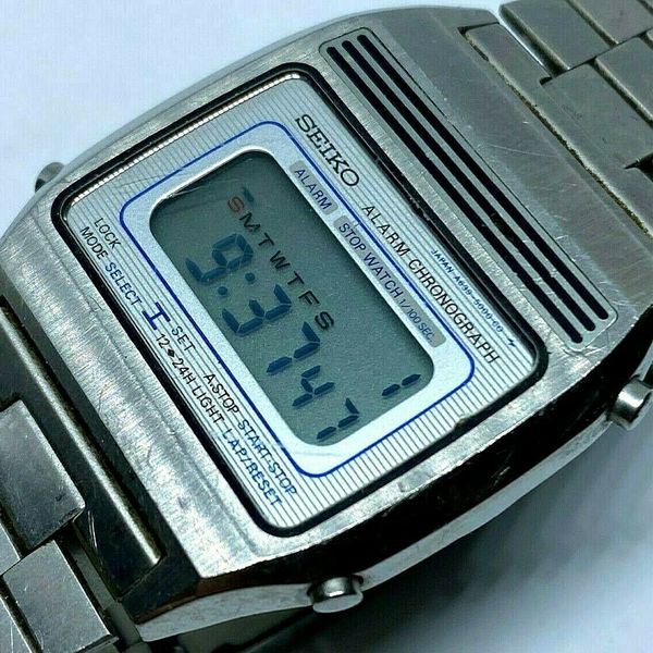 Seiko A639-5000 - LCD Alarm Chronograph