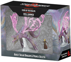 D&D Icons of the Realms: Spelljammer Adventures in Space - Adult Solar Dragon & Prince Xeleth