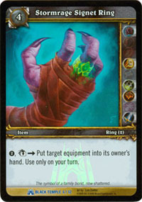 Stormrage Signet Ring - Rare