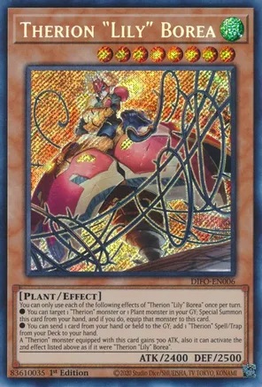 Therion Lily Borea - DIFO-EN006 - Secret Rare - 1st Edition