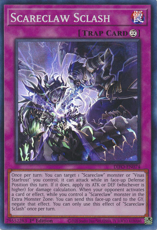 Scareclaw Sclash - DIFO-EN074 - Super Rare - 1st Edition