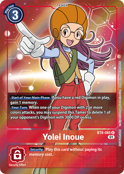 Yolei Inoue (Box Topper) - BT8-085 - R - Alternate Art Yolei Inoue (Box Topper) - BT8-085 - R - Alternate Art