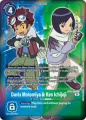 Davis Motomiya & Ken Ichijoji (Box Topper) - BT8-088 - R - Alternate Art