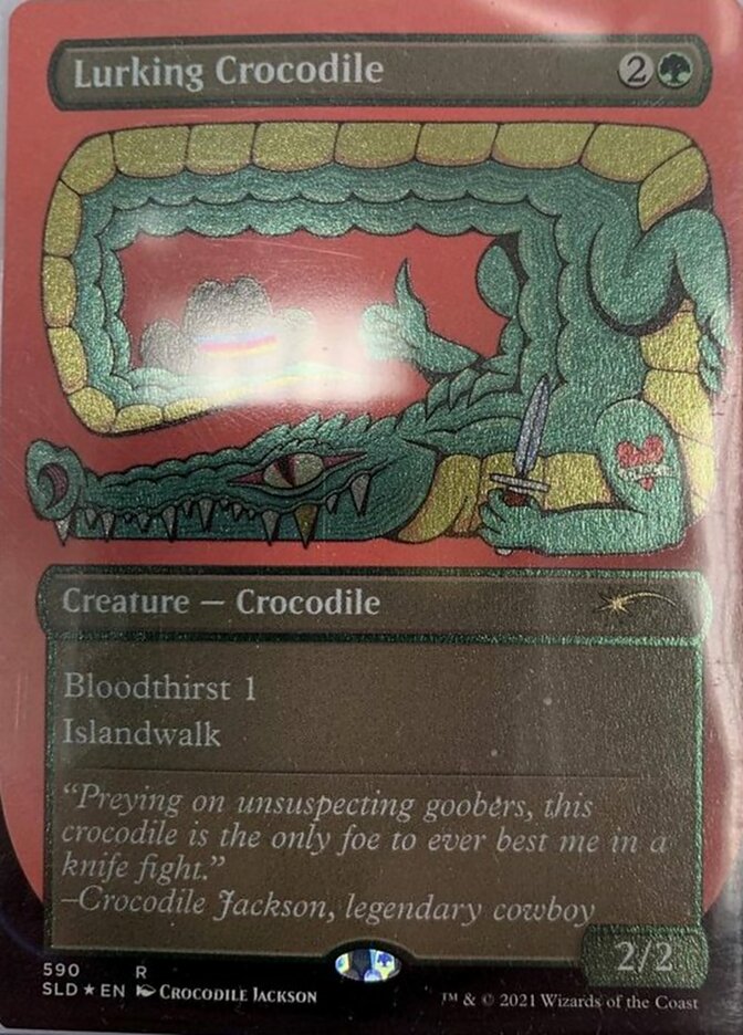 Lurking Crocodile (590) - Foil Etched