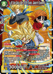 SS Son Goku, Pan, and SS Trunks, Galactic Explorers - BT17-009 - SR