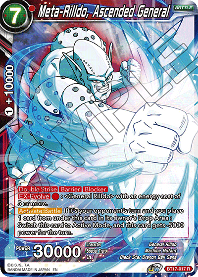 Meta-Rilldo, Ascended General - BT17-017 - R - Dragon Ball Super Singles »  Ultimate Squad - Le Valet d'Coeur