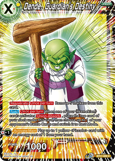 Dende Guardians Destiny - BT17-089 - C