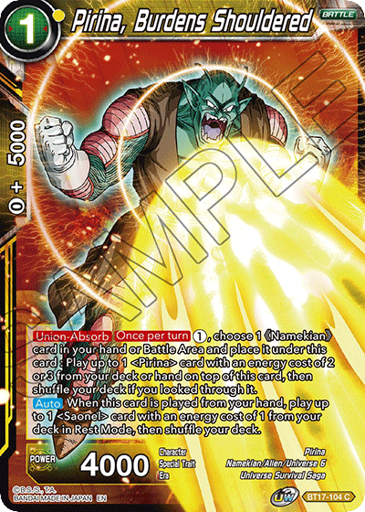 Pirina, Burdens Shouldered - BT17-104 - C