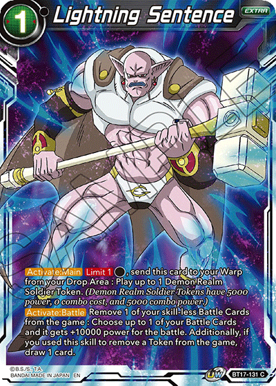 Lightning Sentence - BT17-131 - C