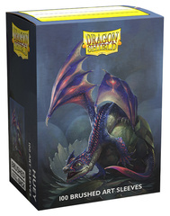 Dragon Shield Brushed Art Standard-Size Sleeves - Baby Dragon Huey