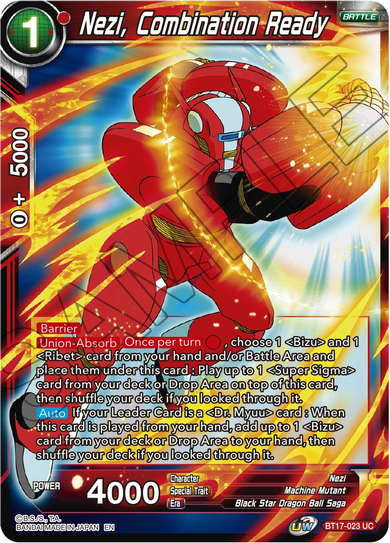 Nezi, Combination Ready - BT17-023 - UC