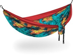 ENO - DoubleNest Print Hammock - TIE DYE/RED