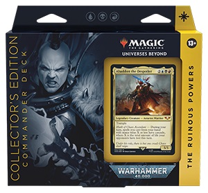 Universes Beyond: Warhammer 40,000 - The Ruinous Powers Commander Deck (Collectors Edition)