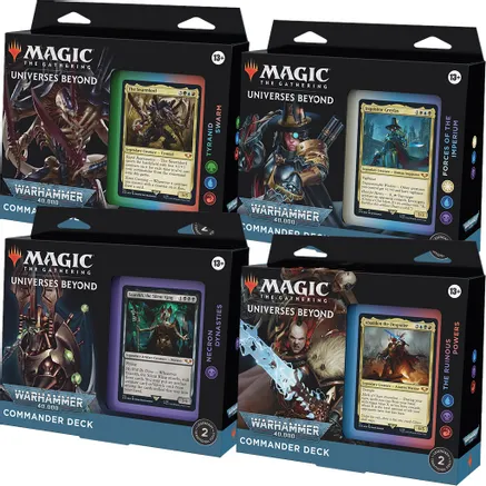 Universes Beyond: Warhammer 40,000 - Commander Deck Case Universes Beyond: Warhammer 40,000 - Commander Deck Case