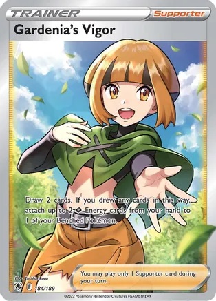 Gardenias Vigor - 184/189 - Full Art Ultra Rare