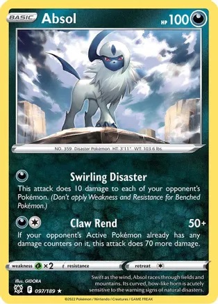 Absol - 097/189 - Holo Rare