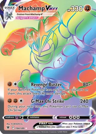 Machamp VMAX - 194/189 - Secret Rare