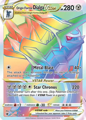 Pokemon Origin Forme Dialga V outlet Alternate Full Art