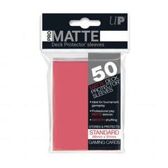 Ultra Pro - 50ct Pro-Matte Fuchsia Standard Deck Protectors (New Packaging)