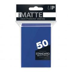 Ultra Pro - 50ct Pro-Matte Blue Standard Deck Protectors (New Packaging)