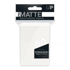 Ultra Pro - 50ct Pro-Matte White Standard Deck Protectors (New Packaging)